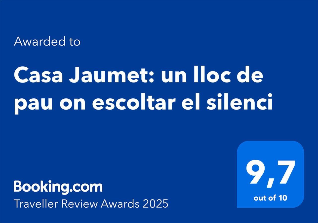 Apartamento Casa Jaumet: Un Lloc De Pau On Escoltar El Silenci Aramunt Exterior foto